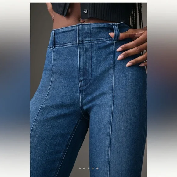 Pilcro Slim 70s High-Rise Crop Flare Jeans Size 28 - Picture 4 of 16